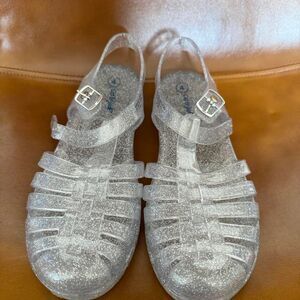Cat-jack Women's Silver and White Sandals